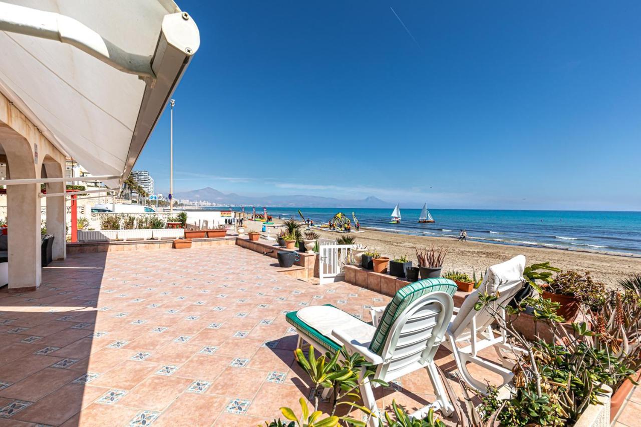 Beachfront Bliss: Apartamento A Pie De Playa Villa Alicante Exterior photo